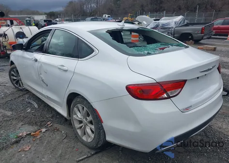 2016 Chrysler 200 C from USA, damaged, VIN 1C3CCCCG1GN122916